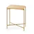 Hanah Home Klub sto Shb 40x56x26cm Zlatno-Bež