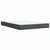 Vidaxl Box spring postelja z vzmetnico temno siva 140x200 cm blago