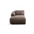 Atelier del Sofa Ugaona garnitura Sofia, 200x155x105 cm, Braon-bela