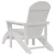 Vrtna stolica 2 pcs Bijelo 83 x 74 x 92 cm Polietilen