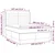 Vidaxl Box spring postelja z vzmetnico modra 140x200 cm blago