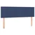 Vidaxl Box spring postelja z vzmetnico modra 140x200 cm blago