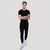 GymBeam Tribal Ribbed T-shirt Black