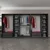 Hanah Home ormar sa reflektujućim staklom Nisa 20601, 360 cm, antracit