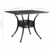 vidaXL Vrtni stol crni 90 x 90 x 73 cm od lijevanog aluminija