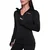 Women‘s Pulse 1/2 Zip Running Sweatshirt Black - GymBeam