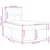 vidaXL vidaXL Box spring postelja z vzmetnico črna 120x190 cm blago, (21304367)
