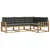 Set vanjskih sofa s jastukom 3 pcs Bijela i antracit Poliester
