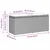 vidaXL Vrtna klop z blazino rjava 110x40x44 cm poli ratan