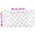 Stepenica Pravokutni 4 pcs Srebrno 60 x 30 cm Aluminij
