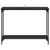 Konzolna stolica s policom Crni hrast 101 x 30.5 x 75 cm