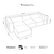 Temno rjava usnjena kotna zofa (levi kot) Madame - Windsor & Co Sofas