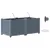 Vrtna saksija 2 pcs Svijetlo siva 80 x 40 x 37,5 cm Plastika