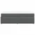 vidaXL Box spring postelja z vzmetnico temno siva 160x200 cm blago