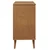 shumee vidaXL Predalnik, rjava barva, 80x40x80 cm, masiven borov les