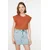 Trendyol Milla Ženska majica TWOSS20TS0021, Braon