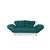 Atelier del Sofa Trosed na razvlačenje Nina 200x70cm Petrolej
