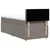 Vidaxl Box spring postelja z vzmetnico taupe 90x190 cm blago
