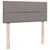 Vidaxl Box spring postelja z vzmetnico taupe 120x190 cm blago