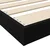 Vidaxl Posteljni okvir Črna Orehovina 80 x 200 cm Konstruiran les