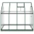 Staklenik s okvirom zeleni 224 x 169 x 202 cm aluminijski