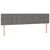 Vidaxl Box spring postelja z vzmetnico temno siva 120x190 cm blago