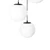 BRILAGI - Luster na sajli POLOS 3xE27/40W/230V prečnik 42 cm crna