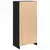 Ormar s ladicom crni hrast 55,5x34x119,5 cm konstruirano drvo