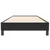 vidaXL Box spring postelja brez vzmetnico črna 90x220 cm žamet