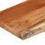 Zidna polica 80x30x2,5 cm pravokutna bagremovo drvo živi rub