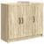 Kreveta Hrast sonoma 89 x 34,5 x 77 cm Konstruirano drvo