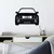 Wallity Zidna dekoracija BMW M3 E30, 57 x 41 cm, Crna