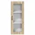 Vidaxl Stenski stekleni omarica LUCCA Sonoma hrast 40 x 31 x 100 cm