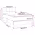 Vidaxl Box spring postelja z vzmetnico LED temno siva 90x190 cm blago