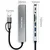 Qoltec Hub adapter 8v1 USB-C/USB | USB-C | 4xUSB | SD/TF kartica | JACK 3,5 mm TRRS