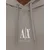 ARMANI EXCHANGE Majica temno bež/bela