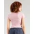 HUGO Majica modra/roza/bela