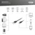 Digitus Kabl USB-C na USB-A, 1m, Crni
