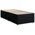 vidaXL Postelja boxspring z vzmetnico Črna 90 x 190 cm Blago