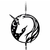 Zvončki (dekoracija) ALCHEMY GOTHIC - Night Unicorn - HD23