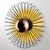 Opviq Zidna lampa Kaya-15235, 60x60x24cm, IP20, Zlatno-crna boje