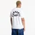 Majice Carhartt WIP S/S Arch Script T-Shirt UNISEX White/ Dark Navy XS