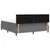 Vidaxl LED Box Spring Postelja Svetlo siva in bela. 180 x 200 cm