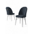 Hanah Home Set stolica Ritim, 44x96x42 cm, 6 komada, Antracit-bele
