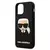 Karl Lagerfeld KLHCP12SKH3DBK iPhone 12 mini 5,4 black hardcase 3D Rubber Karl`s Head (KLHCP12SKH3DBK)