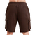 GymBeam Utility Shorts Brown