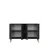 Hanah Home komoda Seza 120, 120 cm, antracit / zlatna