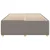 Vidaxl Posteljni okvir brez vzmetnice taupe 160x200 cm blago