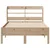 Posteljni okvir brez vzmetnice 75x190 cm trdna borovina
