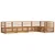 Set vanjskih sofa 5 pcs Prirodna